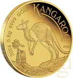 0,5 Gramm Goldmünze Australien Mini Känguru 2024