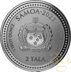1 Unze Silbermünze Samoa Seepferdchen 2023