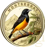 1 Unze Goldmünze EC8 Montserrat - Oriole Bird 2023 - coloriert