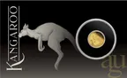 0,5 Gramm Goldmünze Australien Mini Känguru 2024