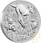 1 Unze Silbermünze Australien 125 Jahre Perth Mint 2024