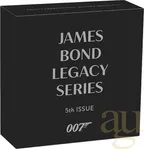 1 Unze Silbermünze Tuvalu James Bond 007 - Daniel Craig 2024 - proof coloriert
