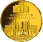 1/2 Unze Goldmünze -  100 Euro Dessau-Wörlitz 2013 (G)