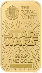 31,1 Gramm Goldbarren The Royal Mint - Star Wars - Light Side