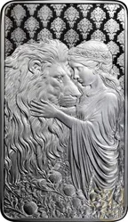 31,1 Gramm Silberbarren Una and the Lion 2024