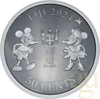 1 Unze Silbermünze Fiji Mickey Mouse - Steamboat Willie 2024