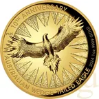 1 Unze Goldmünze Australien Wedge Tailed Eagle 2024 - High Relief