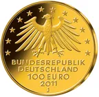 1/2 Unze Goldmünze - 100 Euro Wartburg 2011 (A)