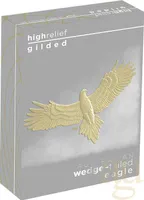 1 Unze Silbermünze Australien Wedge Tailed Eagle 10th Anniversary 2024 High Relief - teilvergoldet