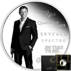 1 Unze Silbermünze Tuvalu James Bond 007 - Daniel Craig 2024 - proof coloriert