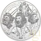1 Unze Silbermünze The Goddesses Series: Cybele and the Lions 2024