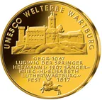 1/2 Unze Goldmünze - 100 Euro Wartburg 2011 (A)