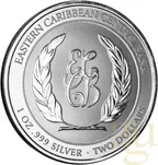 1 Unze Silbermünze EC8 Dominica - Delfin 2023
