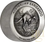 2 Kilogramm Silbermünze Australien Känguru 2019 - Antik Finish - High Relief