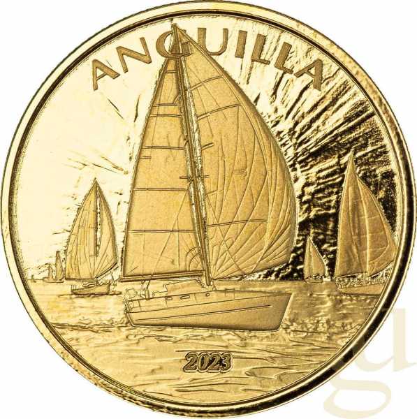 1 Unze Goldmünze EC8 Anguilla - Regatta 2023
