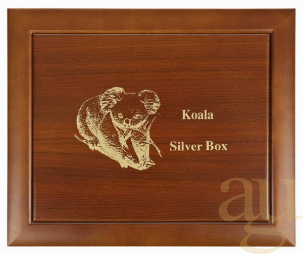 Koala Münzbox Holz für 40x 1oz Silbermünze