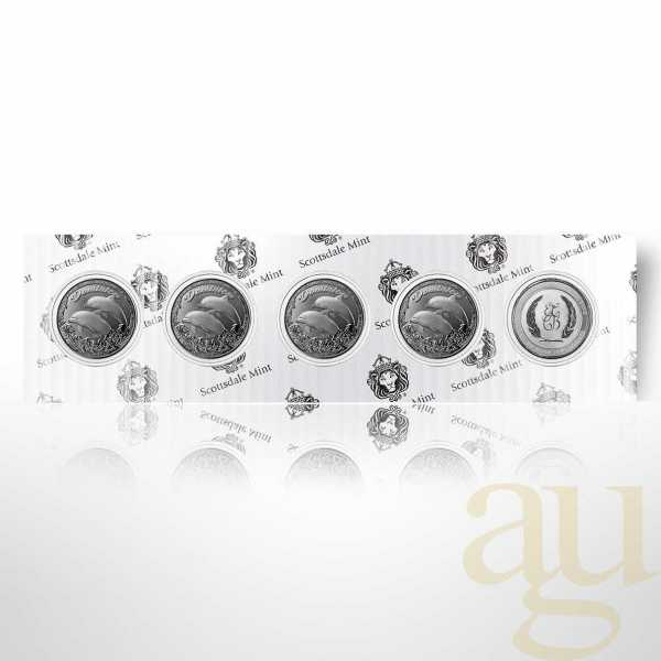 1 Unze Silbermünze EC8 Dominica - Delfin 2023