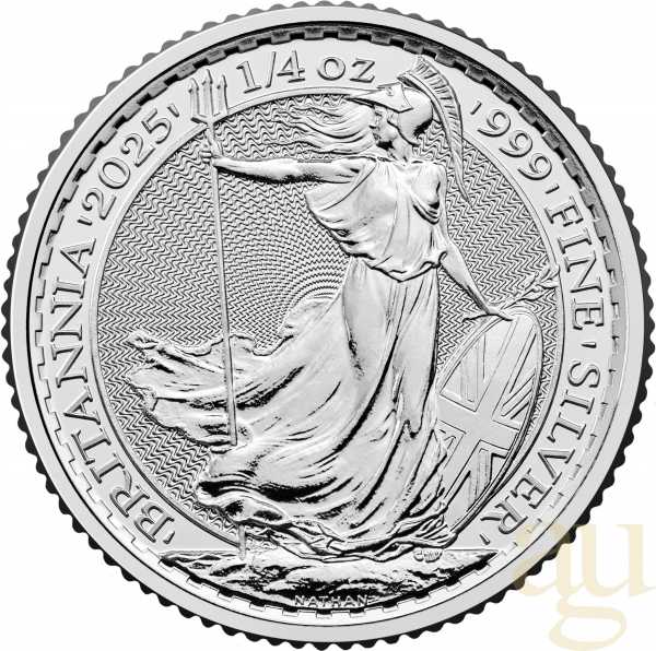 1/4 Unze Silbermünze Britannia 2025