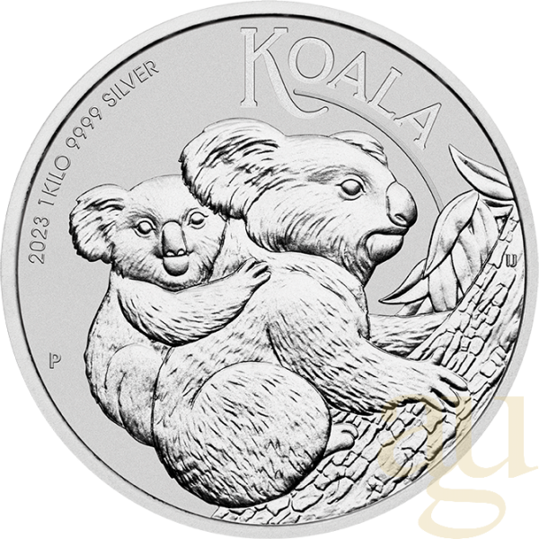 1 Kilogramm Silbermünze Australien Koala 2023