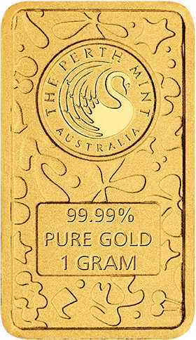 1 Gramm Goldbarren Perth Mint - Spongebob Schwammkopf