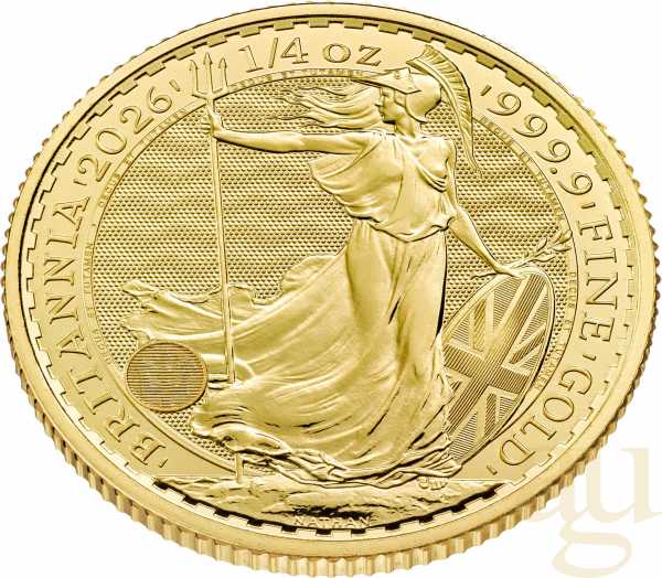 1/4 Unze Goldmünze Britannia 2026