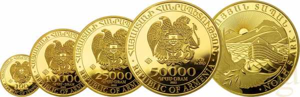1/2 Unze Goldmünze Arche Noah 2022