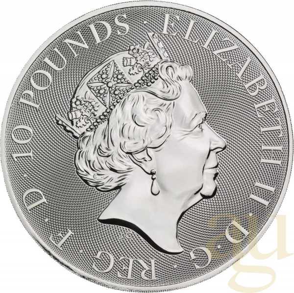 10 Unzen Silbermünze Großbritannien Royal Arms 2020