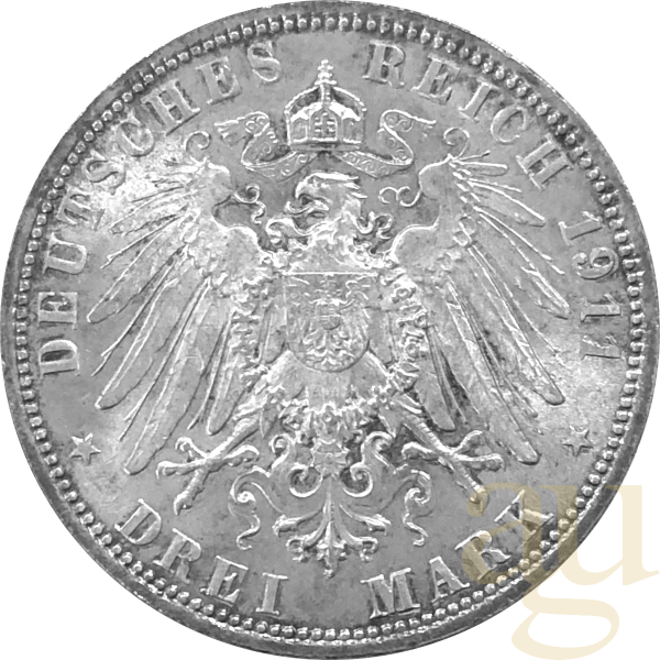 3 Mark Silbermünze Kaiserreich verschiedene