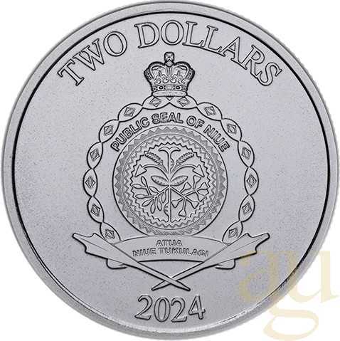 1 Unze Silbermünze Republic of Tschad - Red Panda 2024