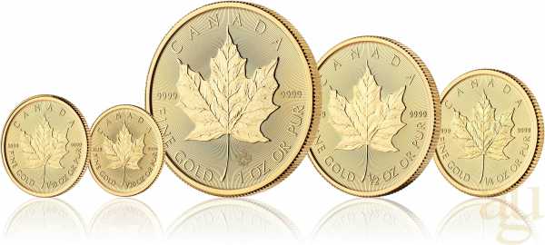 1/4 Unze Goldmünze Maple Leaf 2025