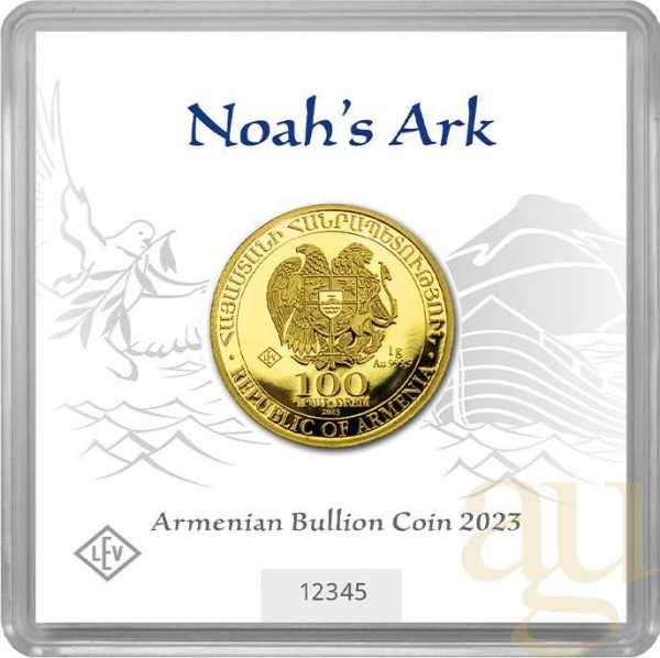 1 Gramm Goldmünze Arche Noah 2023