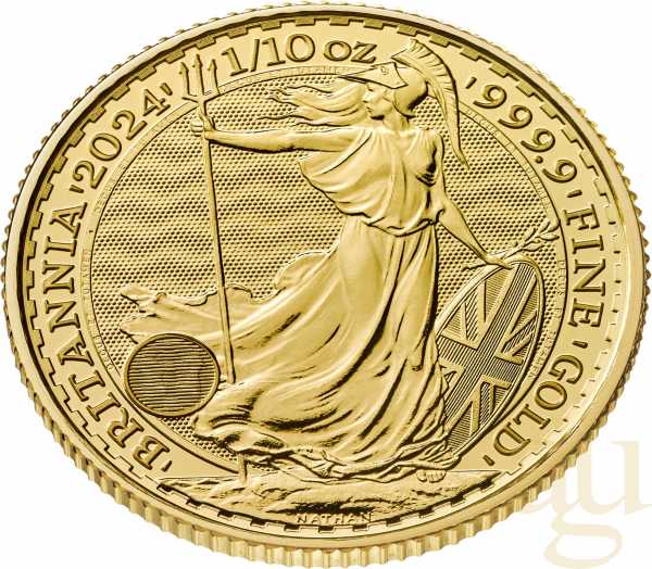 1/10 Unze Goldmünze Britannia 2024