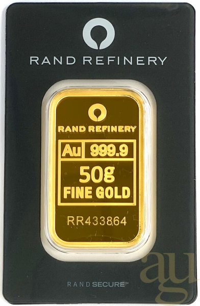 50 Gramm Goldbarren Rand Refinery - Mirage