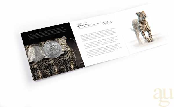 1 Unze Silbermünze Südafrika Big Five Leopard 2023