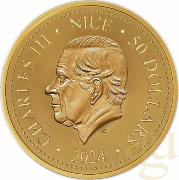 1/4 Unze Goldmünze Niue Phoenix 2024