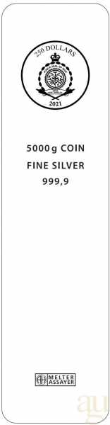 5 Kilogramm Silber Argor Heraeus Niue Münzbarren