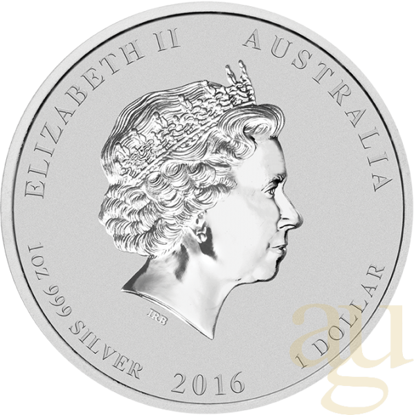 1 Unze Silbermünze Australien Lunar II Affe 2016