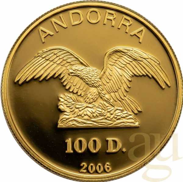 1 Unze Goldmünze Andorra Eagle 2006