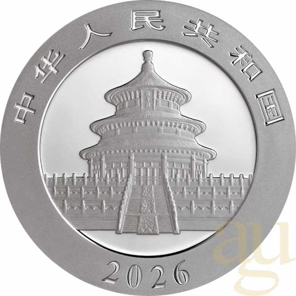 30 Gramm Silbermünze China Panda 2026