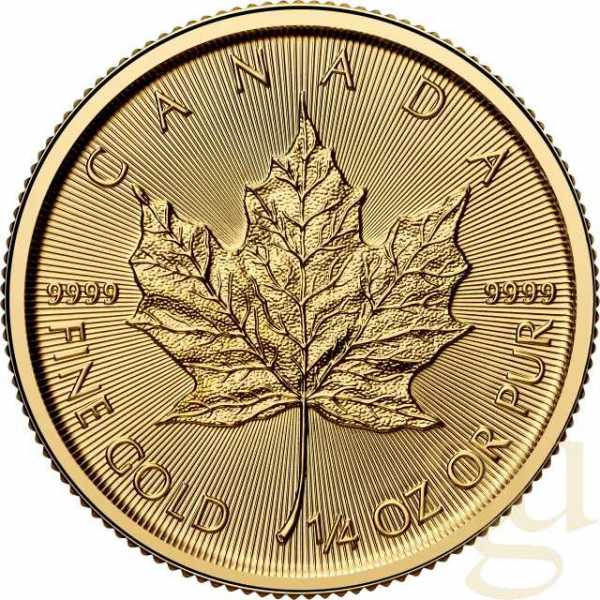 1/4 Unze Goldmünze Maple Leaf 2025