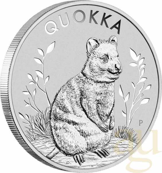 1 Unze Silbermünze Australien Quokka 2023