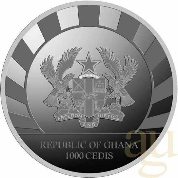 1 Kilogramm Silbermünze Giganten der Eiszeit - Riesenhirsch 2019