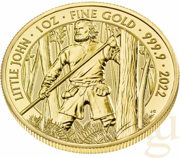 1 Unze Goldmünze Myths and Legends - Little John 2022