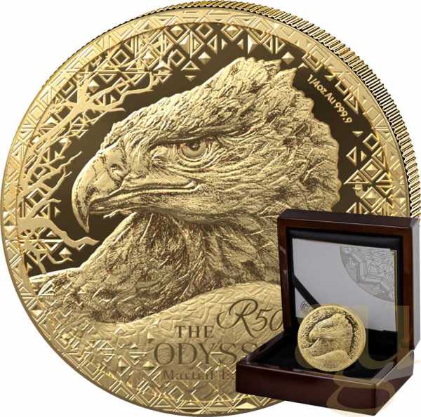 1/4 Unze Goldmünze Südafrika Odyssey of the Sky Martial Eagle 2026