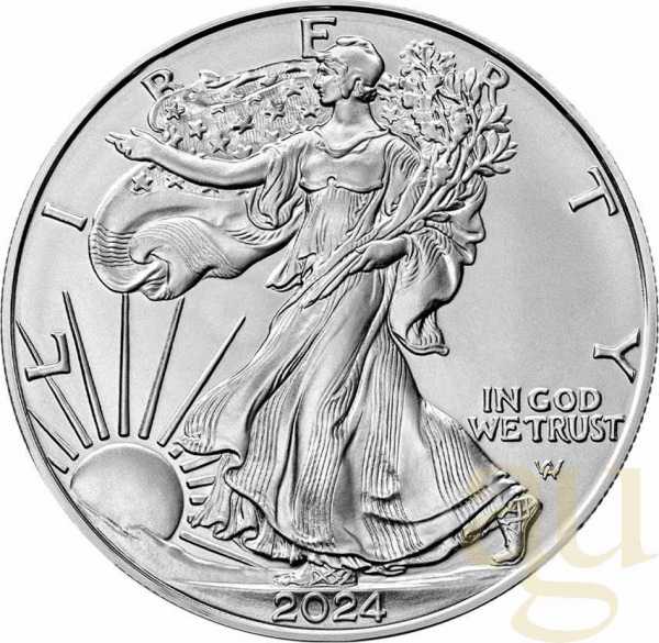 1 Unze Silbermünze American Eagle 2024