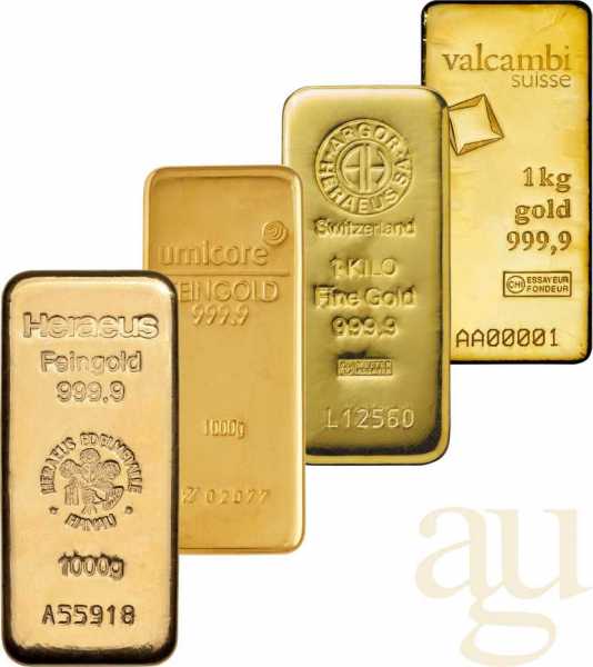 1.000 Gramm Goldbarren