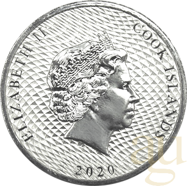 2 Unzen Silbermünze Cook Islands Bounty 2020