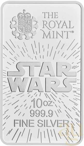 10 Unzen Silberbarren The Royal Mint - Star Wars - Light Side
