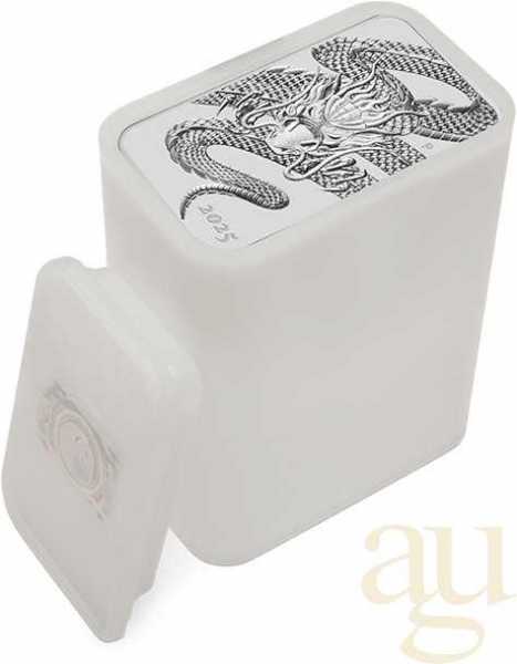 1 Unze Silbermünze Perth Mint Rectangular Dragon 2025