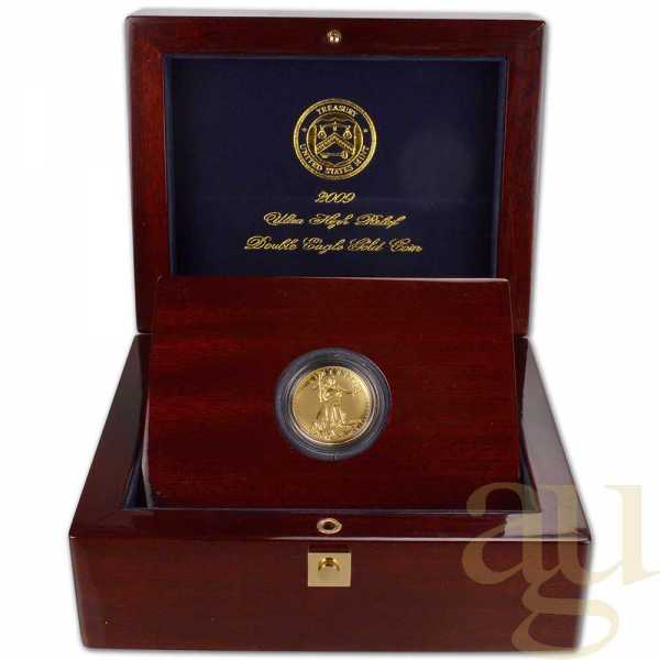 20 Dollars USA Goldmünze 2009 Ultra High Relief Double Eagle